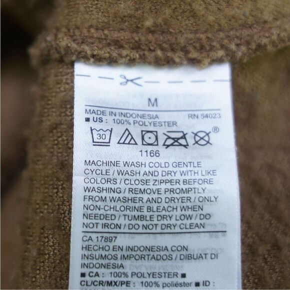 Old Navy Camel Tan Wubby Fleece Pullover Hoodie - Picture 8 of 8